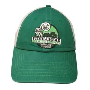 Fiddlehead Brewing Company Shelburn Vermont Trucker Hat Green OS Mesh Back